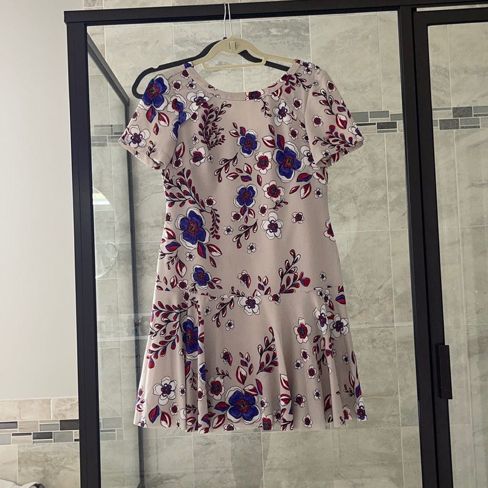 Banana Republic Short Sleeve Fit & Flair Dress